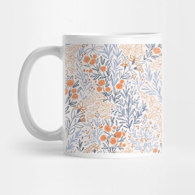 pattern floral design by Flow-designs